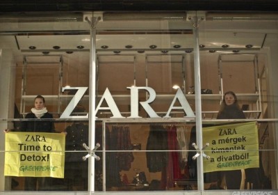 Zara 'Detox' Action in Budapest